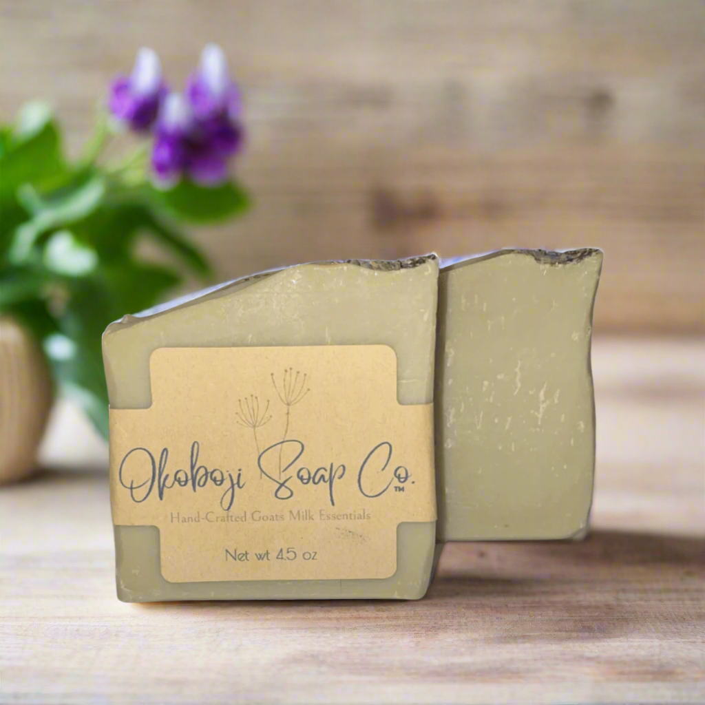 Goats Milk Soap "Morning Dew"  soap bar by Okoboji Soap Company