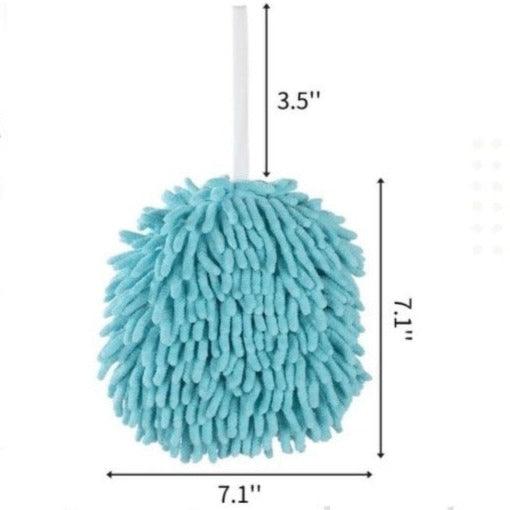 Hanging Ball Towels | Chenille Hand Towels - Okoboji Soap Company