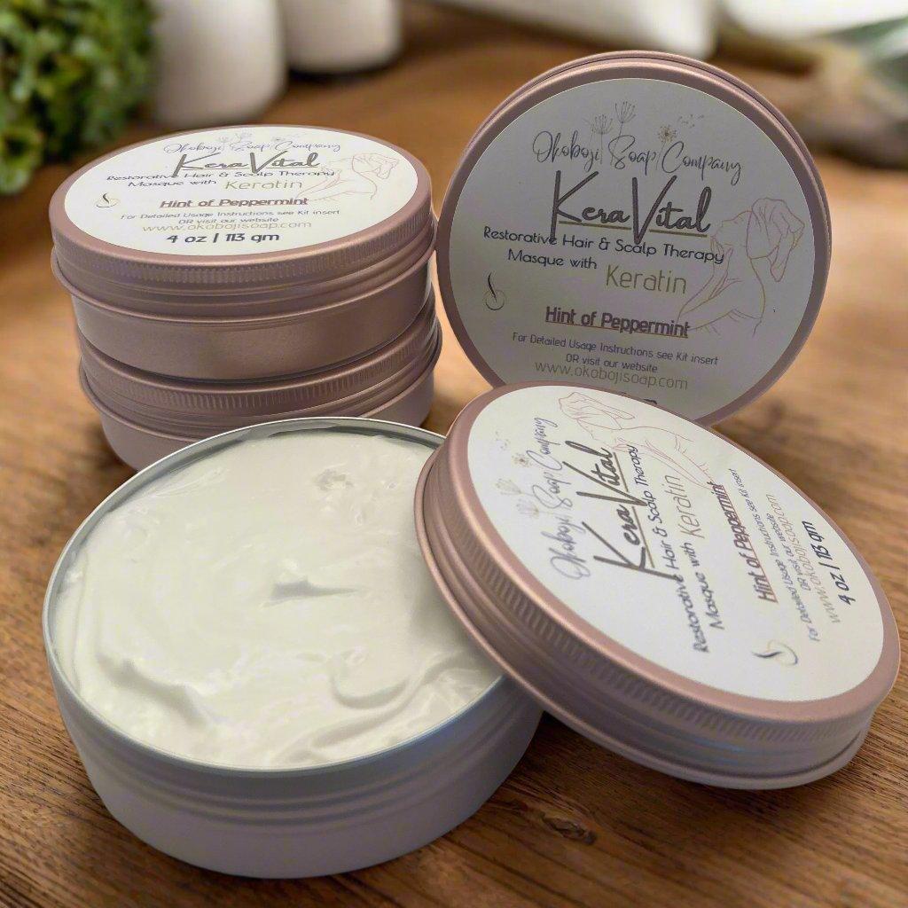 KeraVital Conditioning Keratin Hair Masque Kit - Okoboji Soap Company